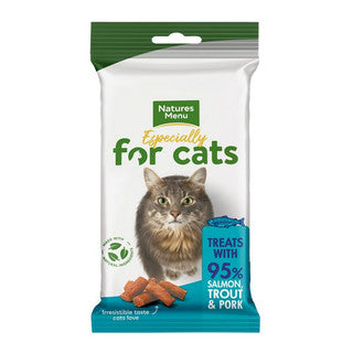 Natures Menu Cat Real Salmon & Trout Mini Treats 60g