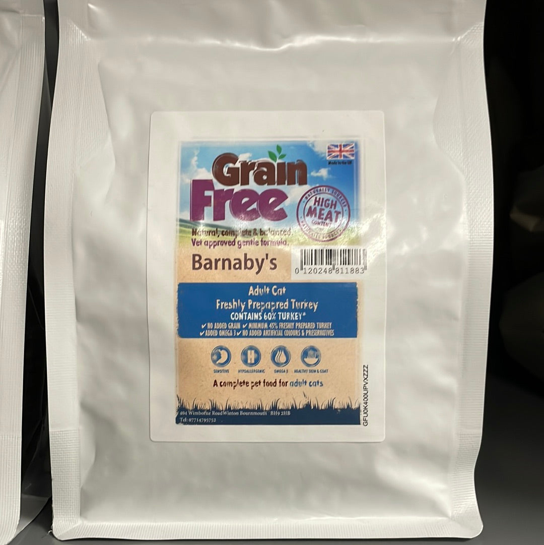 Barnabys Cat Turkey 400g