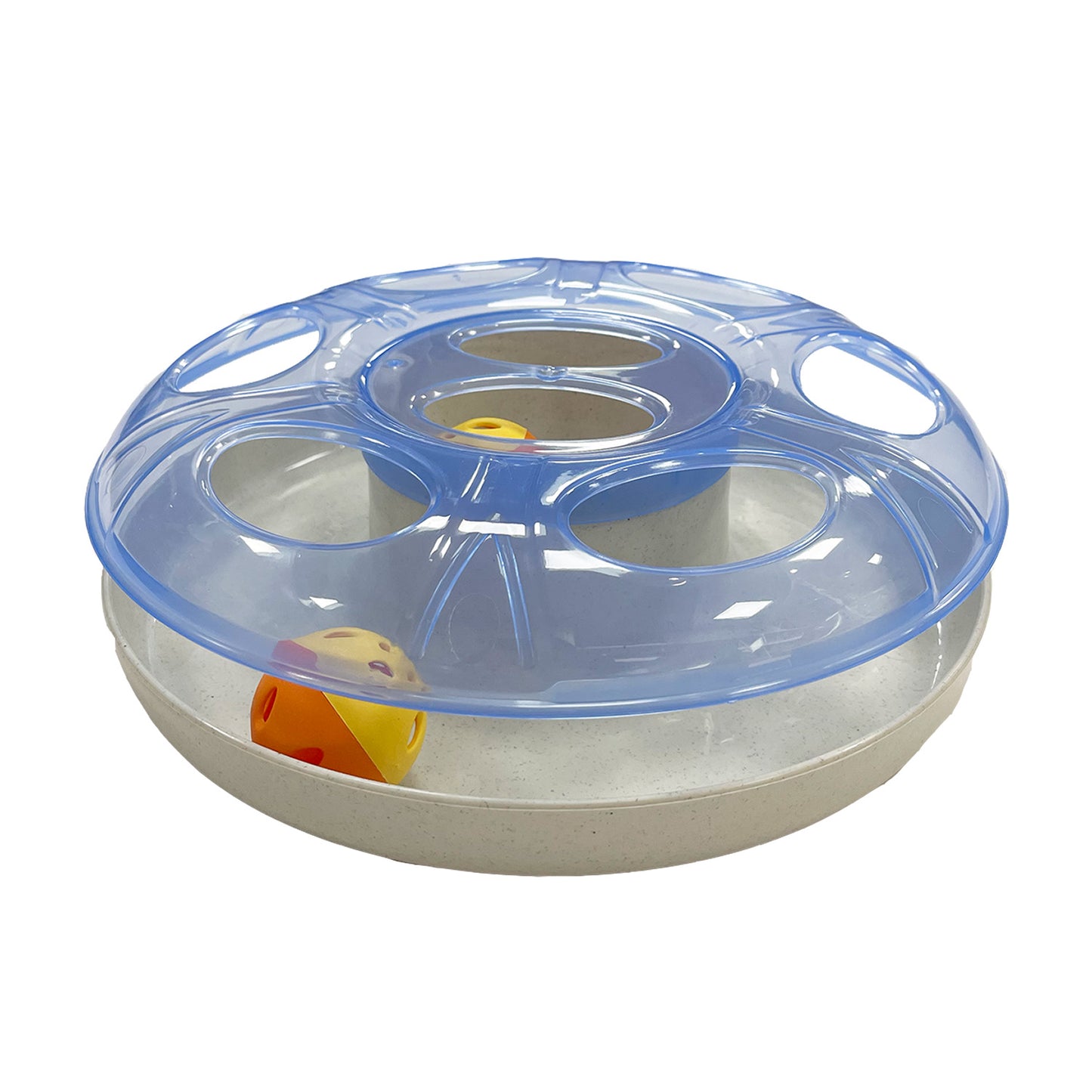 Mad About Pets UFO Interactive Cat Toy Blue 25x8cm