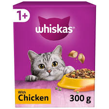 Whiskas 1+ Chicken Adult Dry Cat Food, 300G