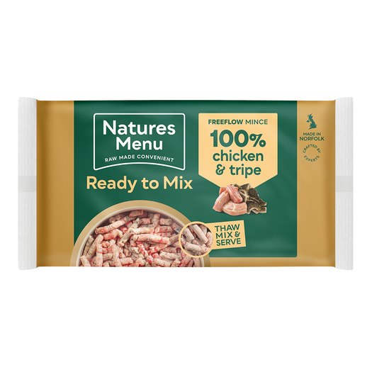 Natures Menu Free Flow - 100% Chicken & Tripe 2Kg