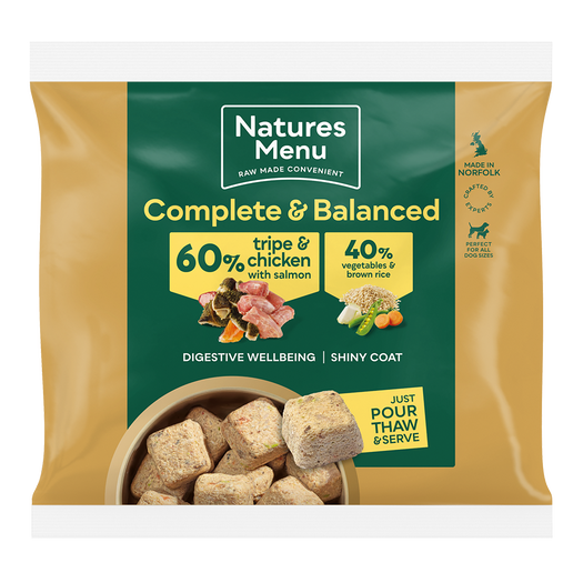 Natures Menu Nuggets - 60% Chicken & Tripe Nuggets 1kg