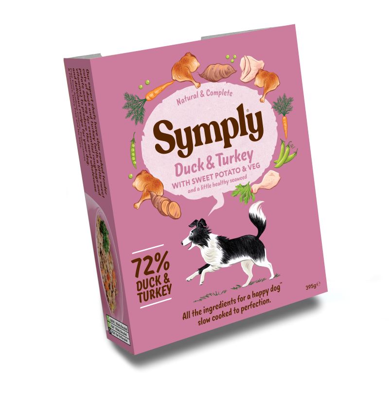 Symply Tray Adult Duck & Turkey 395g - Grain Free