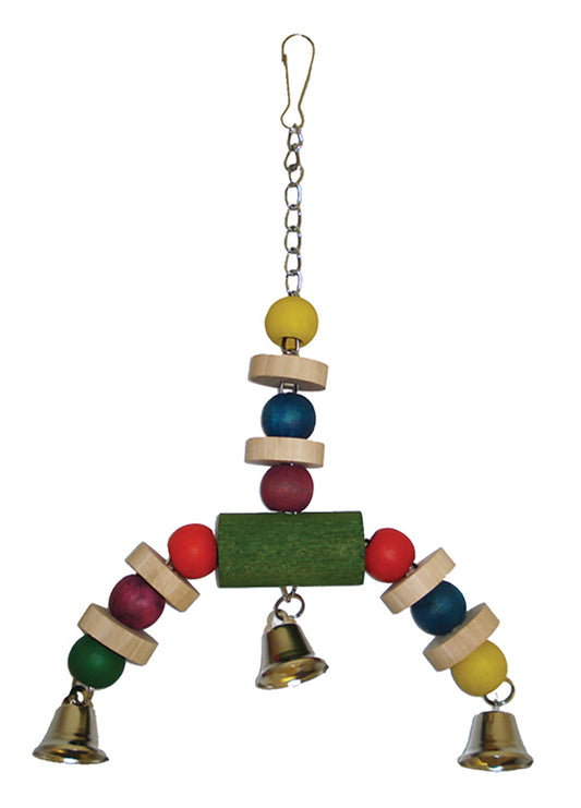 The Bird House Jingler Wood Bird Toy