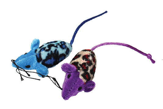 Happy Pet Velour Mice Cat Toy