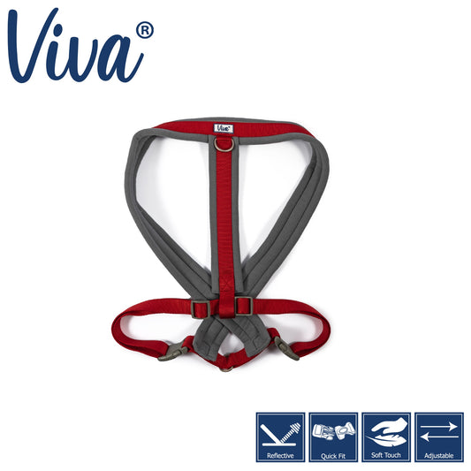 Viva Padded Harness Red XXL 97-130cm