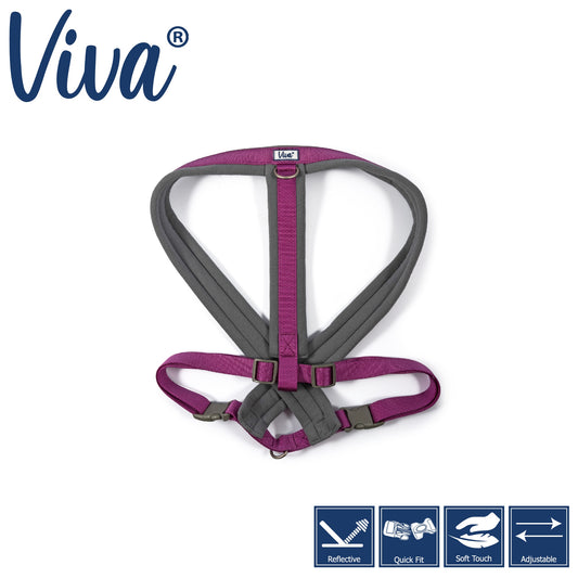 Viva Padded Harness Blue XL 70-98cm