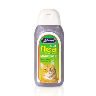 Johnson's Cat Flea Cleansing Shampoo 200ml