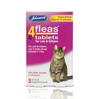 Johnson's 4Fleas Cat Flea Tablets x 3