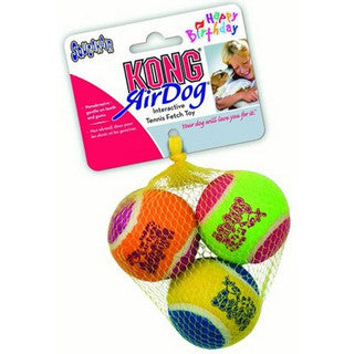 KONG Company Air Squeaker Birthday 3Pack