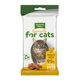 Natures Menu Cat Real Chicken & Liver Mini Treats 60g