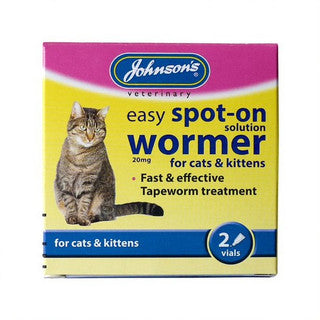 Johnsons Easy Spot-On Wormer For Cats & Kittens