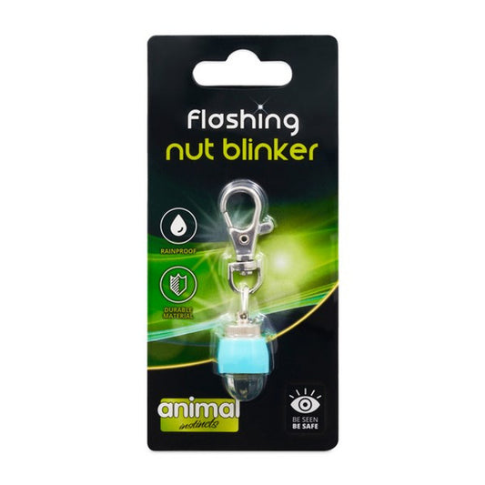 Animal Instincts Flashing Safety Nut Blinker Blue