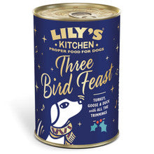 Lily's Kitchen Dog Christmas Three Bird Feast 400g