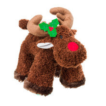 House of Paws Reindeer Big Paws dog toy with 4 leg squeakers