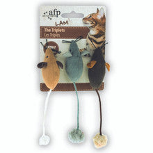 All For Paws Lamb The Triplets Mice Catnip Cat Toys