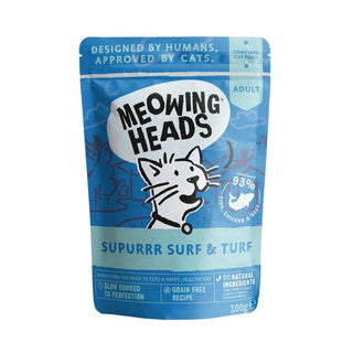 Meowing Heads Supurr Surf & Turf 100g