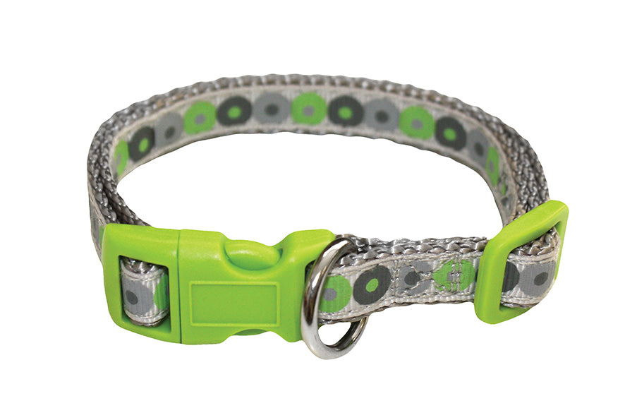 Little Rascals Puppy Collar & Lead Set Green