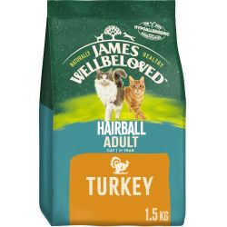 James Wellbeloved Cat Turkey Hairball 1.5kg