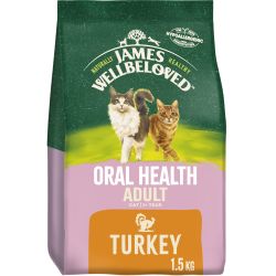 James Wellbeloved Cat Turkey Oralcare 1.5kg