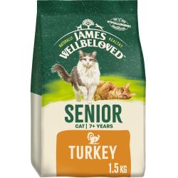 James Wellbeloved Cat Turkey & Rice Senior 1.5kg