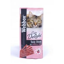 Webbox Delight Tasty Cat Stick Salmon/Trout 6Stk