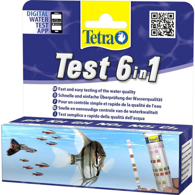 Tetra Aquarium Test Strip 6 In 1