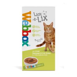 Lick e Lix, Cream - Liver with Cat Grass