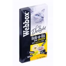 Webbox Cats Delight Lick-e-Lix Chicken 5 Pk