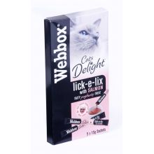 Webbox Cats Delight Lick-e-Lix Salmon 5 Pk