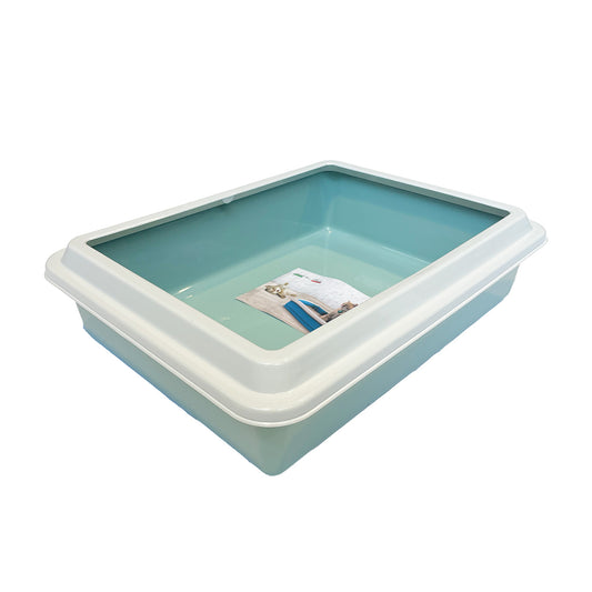 Mad About Pets Cat Litter Tray Small Sage 38x28x10.5cm