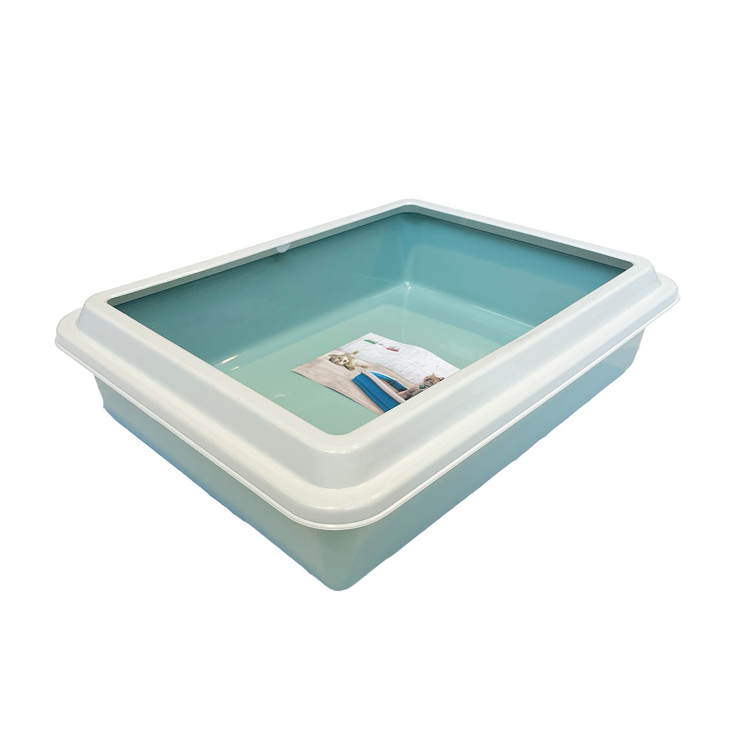 Happy Pet Cat Litter Tray Large Sage 50x40x14.5cm