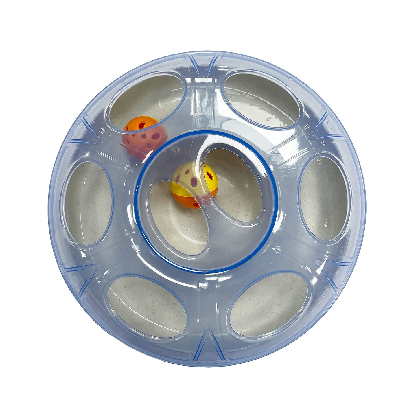 Mad About Pets UFO Interactive Cat Toy Blue 25x8cm