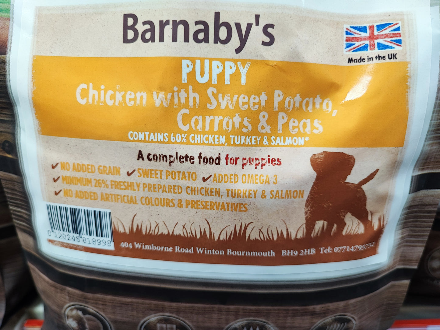 Barnabys Puppy Chicken 12kg