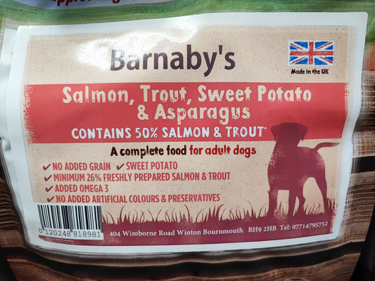 Barnabys Salmon, Trout & Sweet Potato 12kg