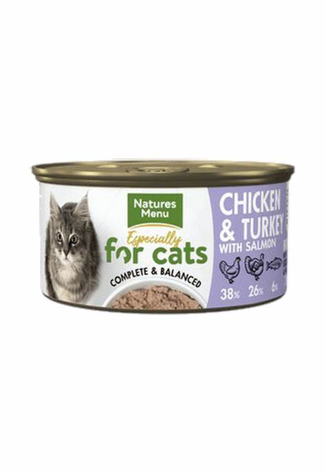 Natures Menu Kitten Can Chicken & Turkey With Salmon 85g