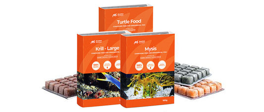 Monkfield Frozen Turtle Food 100g Pack, 30 cubes