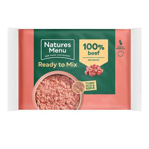 Natures Menu Block - 100% Beef 400g