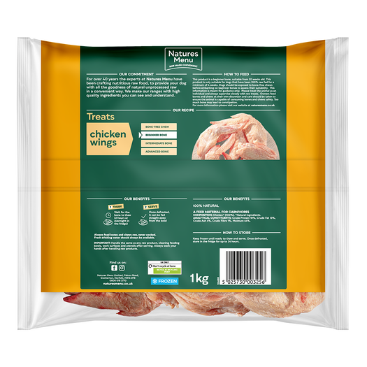 Natures Menu Chicken Wings 1kg