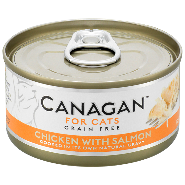 Canagan Cat Can Chicken With Salmon 75g