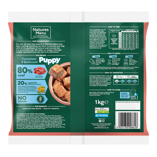 Country Hunter Nuggets - Puppy Beef 1kg