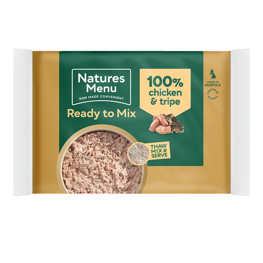 Natures Menu Block - 100% Chicken & Tripe 400g