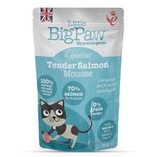 Little Big Paw Gourmet Cat Tender Salmon Mousse 85g