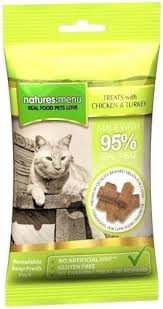 Natures Menu Cat Real Chicken & Turkey Mini Treats 60g