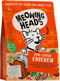 Meowing Heads Paw Lickin' Chicken 450g