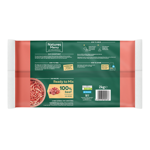 Natures Menu Free Flow - 100% Beef 2Kg