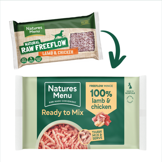 Natures Menu Free Flow - 100% Chicken & Lamb 2Kg