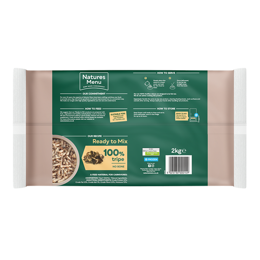 Natures Menu Free Flow - 100% Tripe 2Kg
