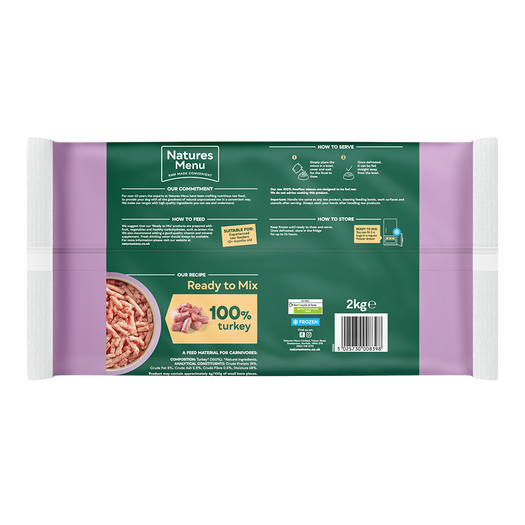 Natures Menu Free Flow - 100% Turkey 2kg