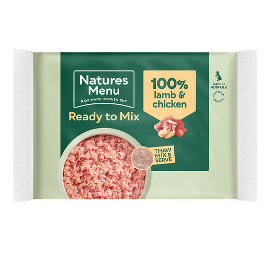 Natures Menu Block - 100% Lamb & Chicken 400g